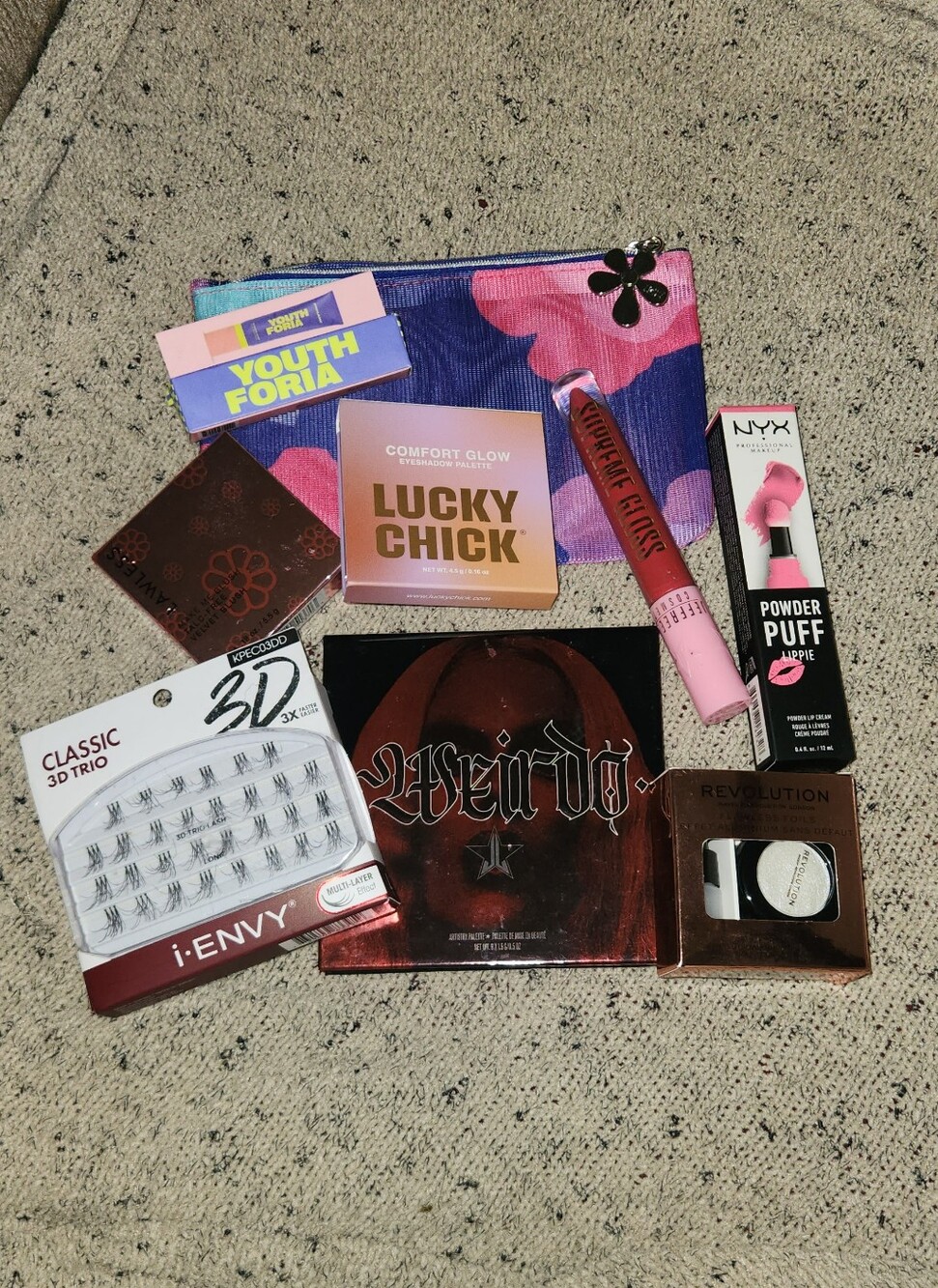 Jeffree Star Ipsy 9 Pc Make-up Makeup Lot